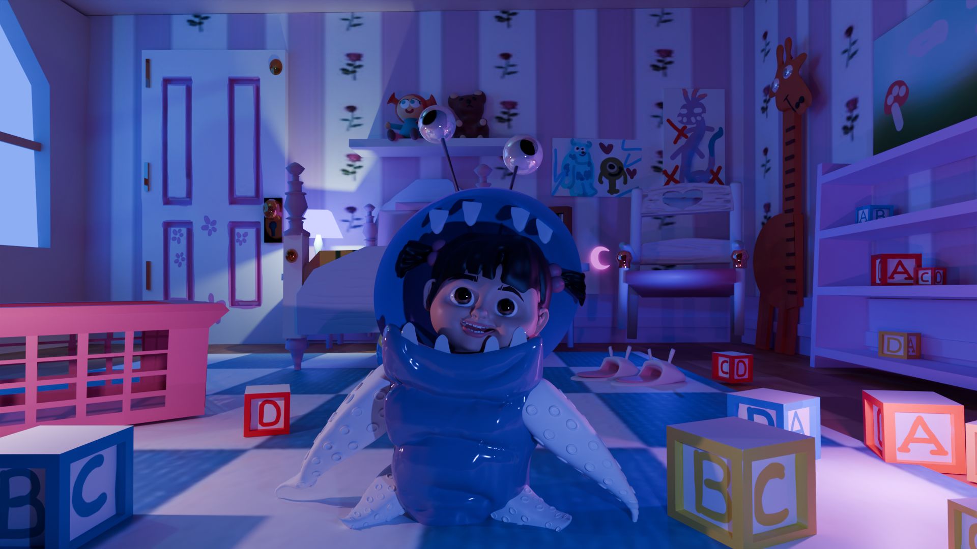 Night Visitor — final render