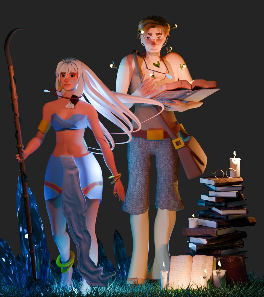 Büyülü Sayfalar — final render
